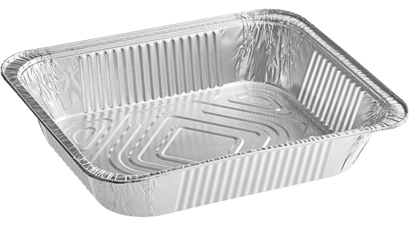Half size deep foil steam table pan